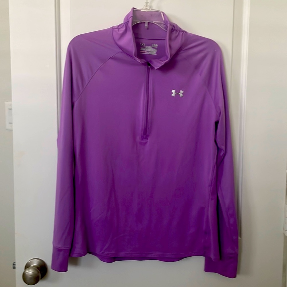Under Armour 3/4 zip warmup top. Like new